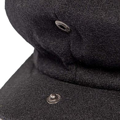 Men Tweed Newsboy Cabbie Cap
