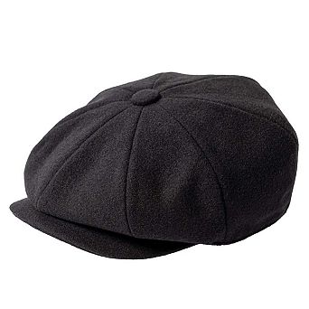 Men Tweed Newsboy Cabbie Cap