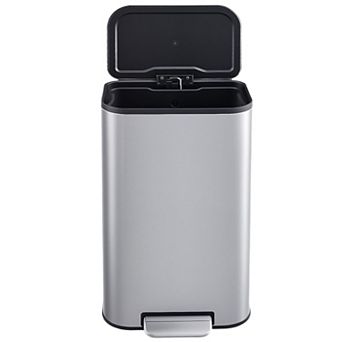 ANIXOL Stainless Steel Trash Can with Soft Close Lid ，Foot Pedal