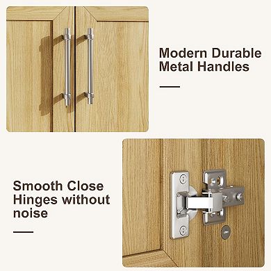 ANIXOL Bathroom Vanity with Sink and Storage Cabinet