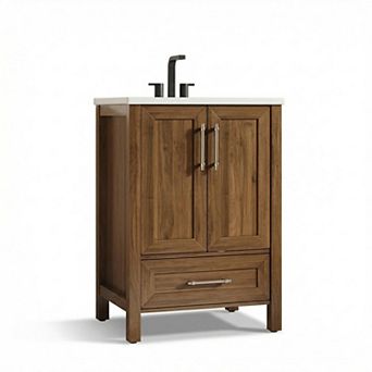 ANIXOL Bathroom Vanity with Sink and Storage Cabinet