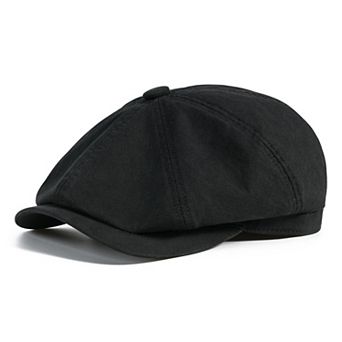 Men's Newsboy Cotton Flat Ivy Cabbie Cap