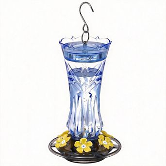 18Oz 6 ports Hummingbird Feeder Outdoor Hanging With Bee Guard Ports Ant Moat