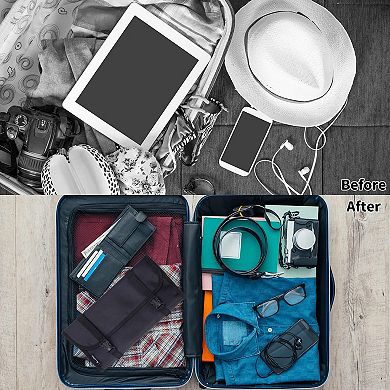 Foldable Clear Hanging Travel Toiletry Bag
