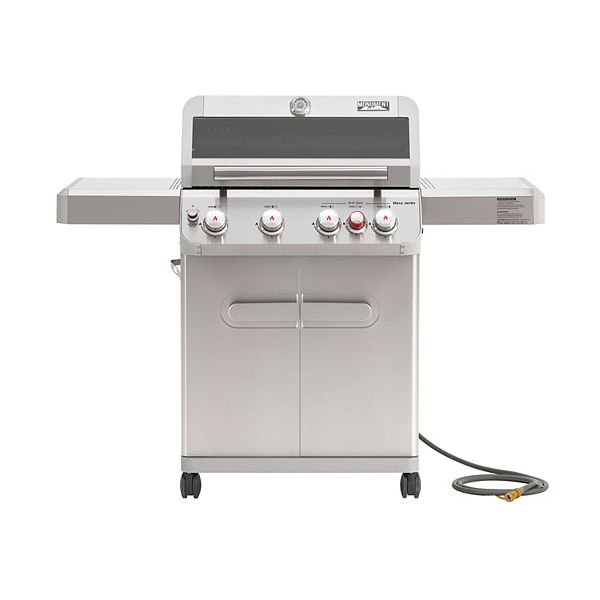 Mesa 415BZNG Stainless Natural Gas Grill with Broil-Zone and Glass