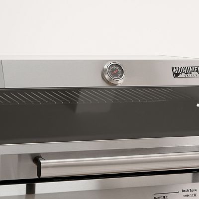 Mesa 415BZNG Stainless Natural Gas Grill with Broil-Zone and Glass