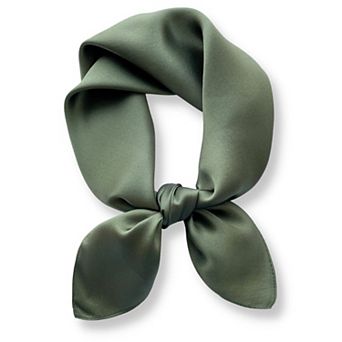 Mulberry Silk Square Scarf — Lightweight Square Scarf, Women's Neck and Hair Accessory