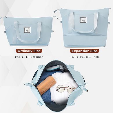 Trikiousd Luggage Sets 3 Pcs with USB Port & Travel Bag, Hard Shell Luggage with Spinner Wheels