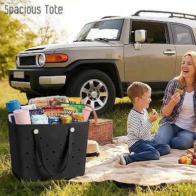 Rubber Beach Tote Waterproof Tip-proof Boat Pool Sports