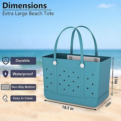 Rubber Beach Bag Waterproof Tote Outdoor Pool Sports Boat