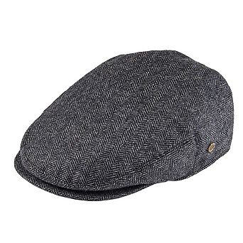 Men's Herringbone Flat Ivy Newsboy Cap