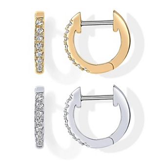 Womens Cuff Huggie Earrings