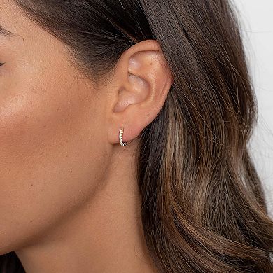 Womens Cuff Huggie Earrings