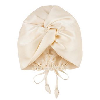 Adjustable Silk Sleep Cap Protects Hair at Night, Prevents Frizz and Tangling