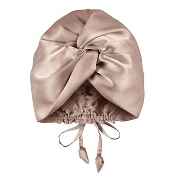 Adjustable Silk Sleep Cap Protects Hair at Night, Prevents Frizz and Tangling