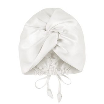 Adjustable Silk Sleep Cap Protects Hair at Night, Prevents Frizz and Tangling