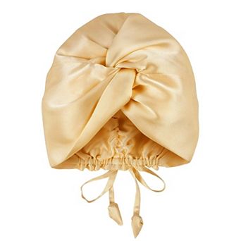 Adjustable Silk Sleep Cap Protects Hair at Night, Prevents Frizz and Tangling