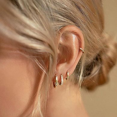 Mini Hoop Earrings Set