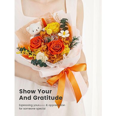 Forever Preserved Roses Bear Gift Box