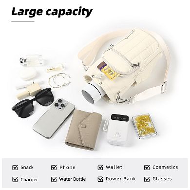 Water Bottle Holder Bag Adjustable Strap Insulated Crossbody Sling Gym Walking