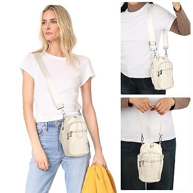 Water Bottle Holder Bag Adjustable Strap Insulated Crossbody Sling Gym Walking