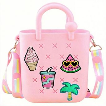 Silicone Tote Bag Beach Adjustable Strap Decorations