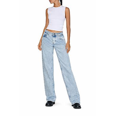 Women Casual Baggy Denim Jeans