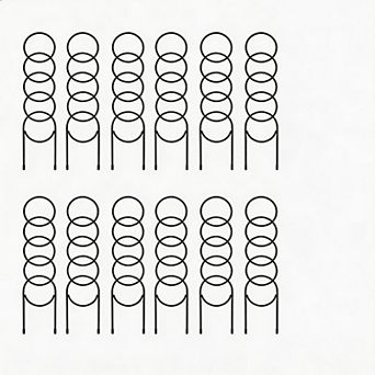 ANIXOL 12 Pack Plant Trellis for Climbing Plants Indoor