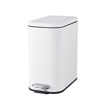 ANIXOL Stainless Steel Trash Can with Removable Bucket，Foot Pedal