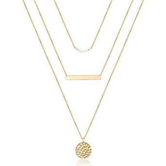 Womens Layered Choker Necklace