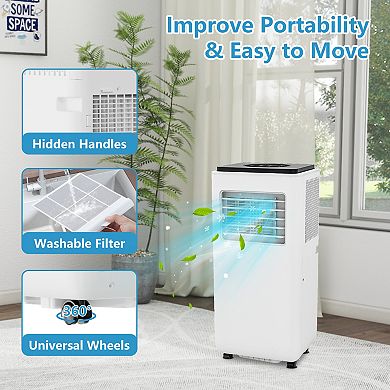 Portable Air Conditioner 3 In 1 AC Unit Cooling Dehumidifier Fan Remote Control