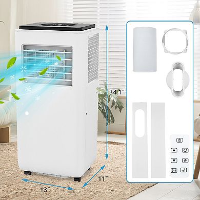 Portable Air Conditioner 3 In 1 AC Unit Cooling Dehumidifier Fan Remote Control