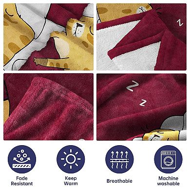 60'' x 50'' Fluffy Blanket Mother's Day Gifts from Daughter Son