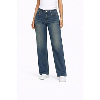 Women Comfortable Straight Jeans