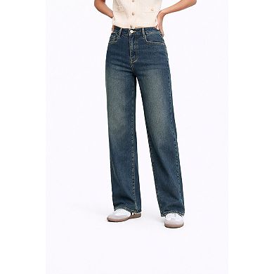Women Comfortable Straight Jeans