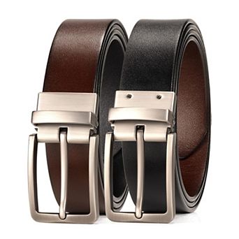 Reversible Leather Belt Italian Full Grain Dress Casual