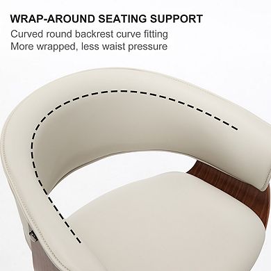 Pnronnc Leather Bar Stools Dining Chair Swivel Bar Chair Bar Height Couner Barstools Kitchen Stools