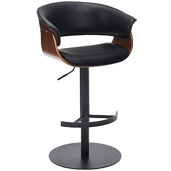 Pnronnc Leather Bar Stools Dining Chair Swivel Bar Chair Bar Height Couner Barstools Kitchen Stools