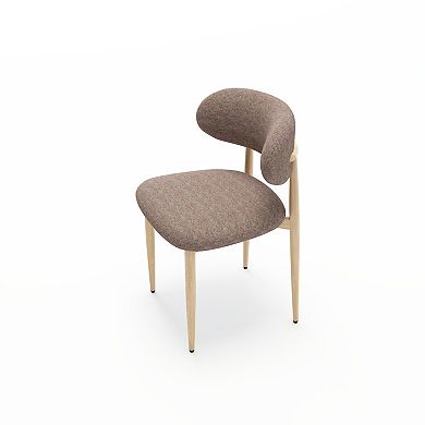 Pnronnc Upholstered Side Chairs Kitchen Chair Dining Chairs Set of 4, Farmhouse Accent Chairs Set