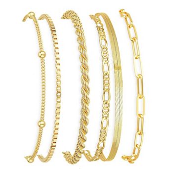 Dainty Chain Bracelet Pack