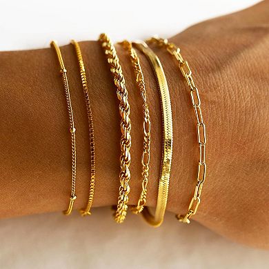 Dainty Chain Bracelet Pack