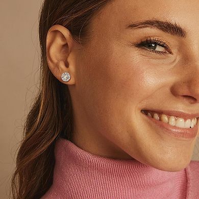 Crystal Stud Earrings Set