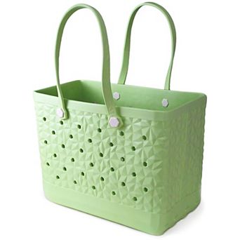 Rubber Beach Tote Bag Waterproof Tip-proof Outdoor