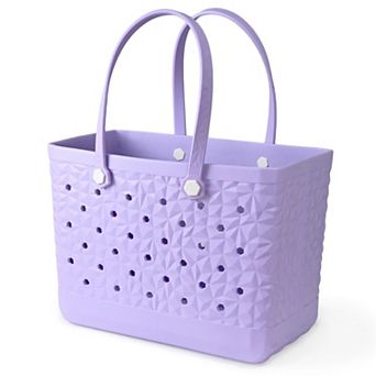 Rubber Beach Tote Bag Waterproof Tip-proof Outdoor
