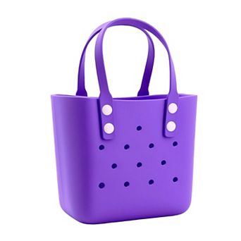 Rubber Tote Bag Beach Travel Handbag Work