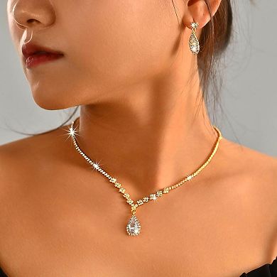 Bridal Choker Necklace Set