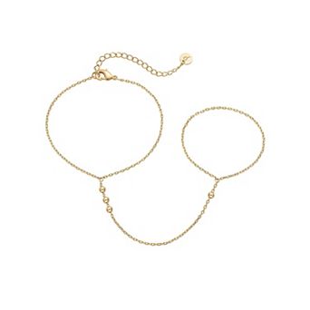 Hand Chain Bracelet with Ring