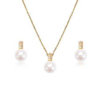 Classic Pearl Jewelry Set