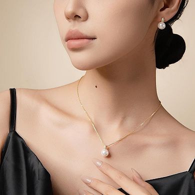 Classic Pearl Jewelry Set