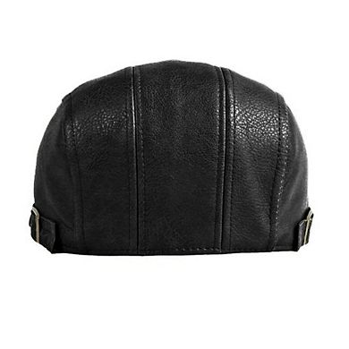Newsboy Leather Ivy Flat Cap Gatsby Driving Cabbie Beret